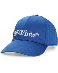 Off-White c/o Virgil Abloh - Embroidered Logo Cotton Drill Baseball Cap - Lyst