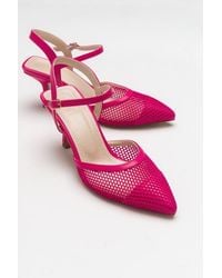 Prologue Shoes - Chic Mesh Pointed Toe Pump - Lyst
