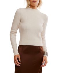 Free People - Even After Rib Sweater - Lyst