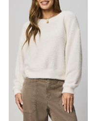 Splendid - Fallon Fuzzy Crewneck Sweater - Lyst