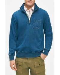 Brooks Brothers - Cotton Half Zip Pullover - Lyst