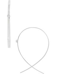 Lana Jewelry - Small Upside Down Diamond Hoop Earrings - Lyst