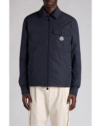 Moncler - Vigeon Padded Down Shirt Jacket - Lyst