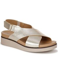 LifeStride - Georgina Slingback Platform Wedge Sandal - Lyst