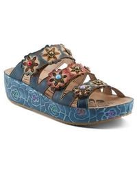 Spring Step - Cuddlecake Platform Wedge Slide Sandal - Lyst