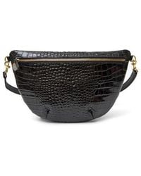 Clare V. - Grande Croc Embossed Leather Belt Bag - Lyst
