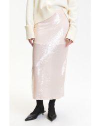 DELUC - Logan Sequin Maxi Skirt - Lyst