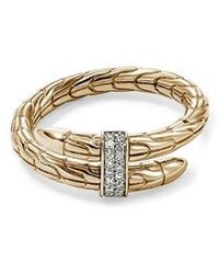 John Hardy - Spear Flex Ring, Pavé - Lyst