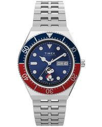 Timex - X Peanuts M79 Masked Marvel Automatic Bracelet Watch, 40Mm - Lyst
