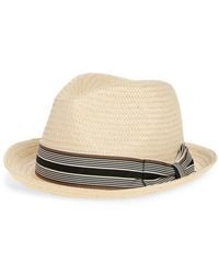 Nordstrom - Packable Straw Fedora - Lyst