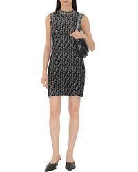 Burberry - B Charm Wool Blend Dress - Lyst
