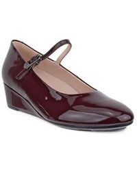 Ecco - Elevate Leather Wedge Mary Jane - Lyst