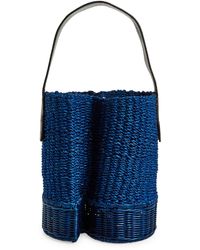 Sacai - Small S-basket Woven Raffia - Lyst