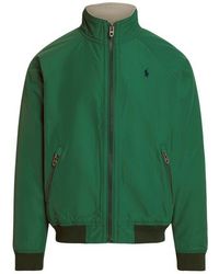 Polo Ralph Lauren - Embroidered Logo Raglan Sleeve Jacket - Lyst