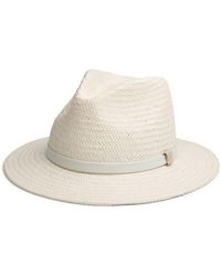 Rag & Bone - Packable Straw Fedora - Lyst