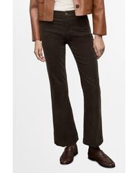 Mango - Bootcut Corduroy Pants - Lyst