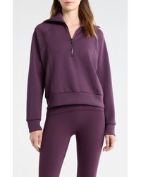 Spanx - Airessentials Half Zip Sweatshirt - Lyst