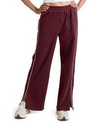 Beyond Yoga - Piper Luxefleece Side Slit Wide Leg Pants - Lyst