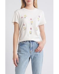 RE/DONE - Peanuts Woodstock Cotton Graphic T-shirt - Lyst