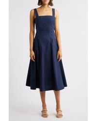 FRNCH - Alfreda Fit & Flare Midi Dress - Lyst
