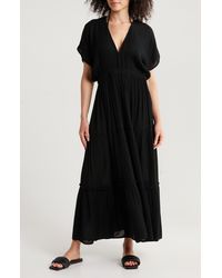 Elan - Tiered Ruffle Maxi Cover-up Dress - Lyst