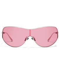 Quay - X Guizio Balance 51mm Shield Sunglasses - Lyst