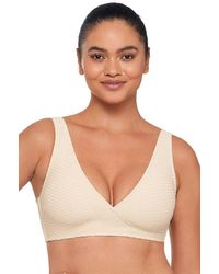 S3 - Novelty Texture Wrap Bralette Swim Top - Lyst