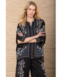 Hale Bob - Zaria Charmeuse Top - Lyst