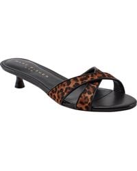 Marc Fisher - Tracey Kitten Heel Slide Sandal - Lyst