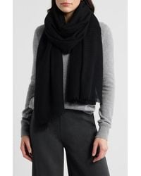 Vince - Check Cashmere & Wool Scarf - Lyst