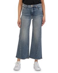 Kut From The Kloth - Meg Seamed High Waist Ankle Wide Leg Jeans - Lyst