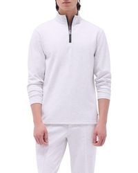 Bugatchi - Quarter Zip Performance Pullover - Lyst