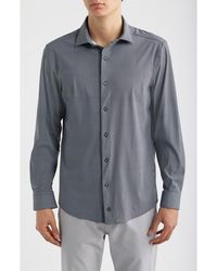 Johnston & Murphy - Xc Motion Performance Knit Button-Up Shirt - Lyst