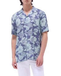 Bugatchi - Jackson Floral Lyocell Camp Shirt - Lyst