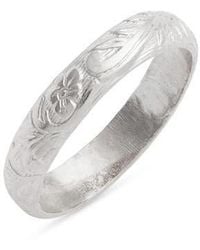 Nashelle - Slim Flora Ring - Lyst