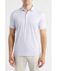 Johnnie-o - Rex Stripe Performance Jersey Polo - Lyst