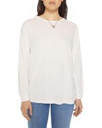 Mother - The Long Sleeve Rowdy Cotton T-shirt - Lyst