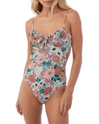 O'neill Sportswear - Tenley Floral Kailua Underwire One-piece Swimsuit - Lyst