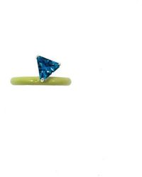 Fry Powers - Gem + Enamel Stacking Ring - Lyst