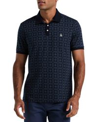 Original Penguin - Double Knit Cotton Jacquard Polo - Lyst