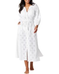 Tommy Bahama - Harbour Eyelet Embroidered Cover-up Dress - Lyst