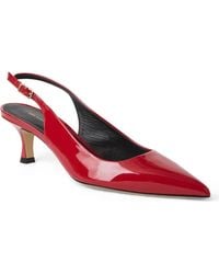 Bruno Magli - Palerma Slingback Pointed Toe Kitten Heel Pump - Lyst