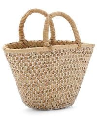 Mango - Mini Sequin Basket Tote - Lyst