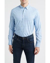 Johnnie-o - Miramont Windowpane Check Everyday Performance Button-Down Shirt - Lyst