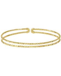 Bony Levy - 14K Textured Cuff Bracelet - Lyst
