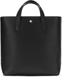 Montblanc - Sartorial Vertical Leather Tote - Lyst