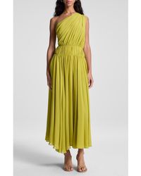 A.L.C. Delfina Cutout One-Shoulder Maxi Dress in White | Lyst