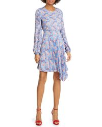 behati mini dress in silver dots