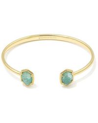 Kendra Scott - Daphne Frame Stone Cuff Bracelet - Lyst