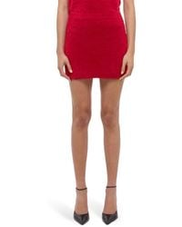 Helmut Lang - Eyelash Miniskirt - Lyst